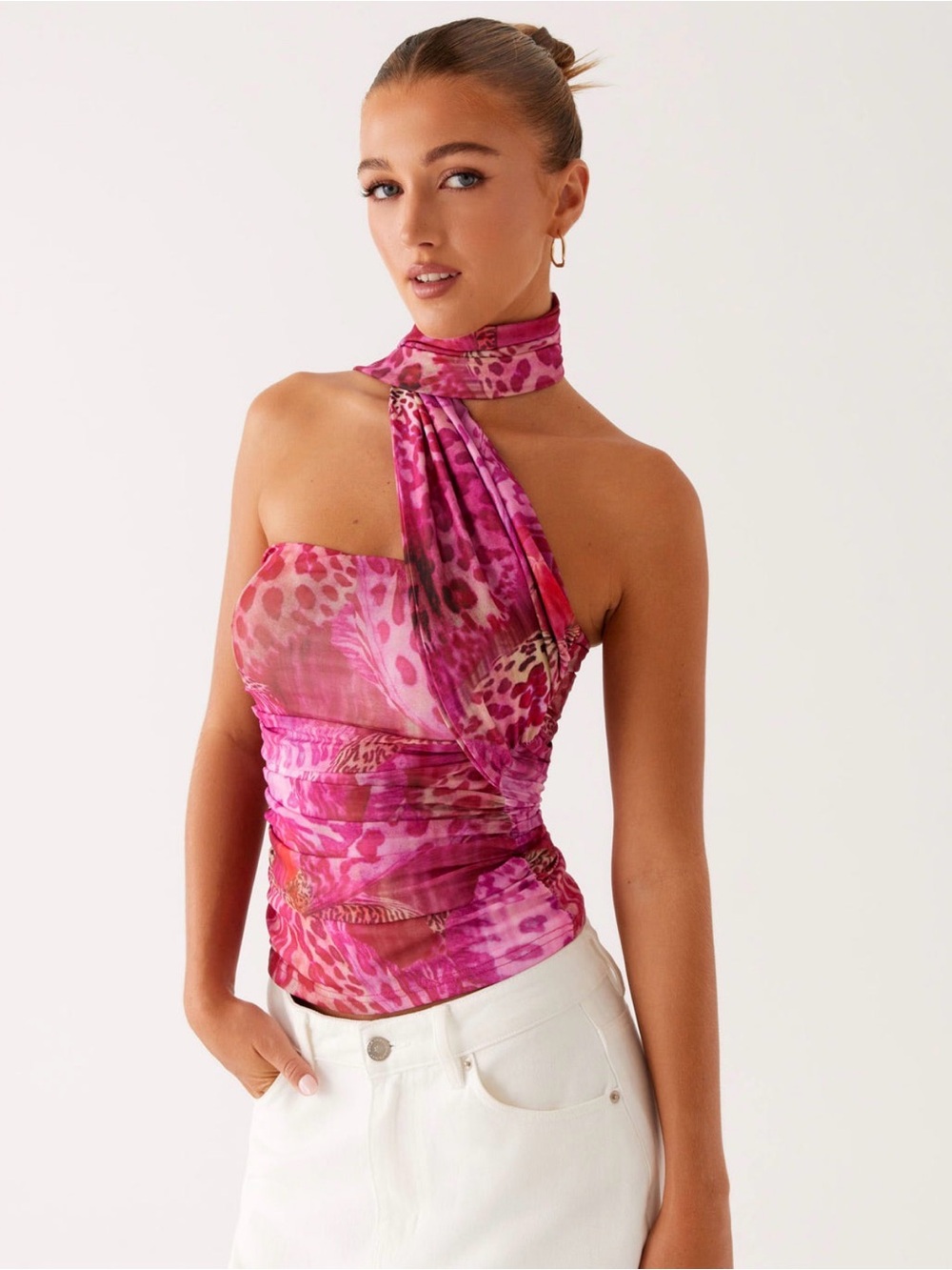 Peppermayo Scarf Top